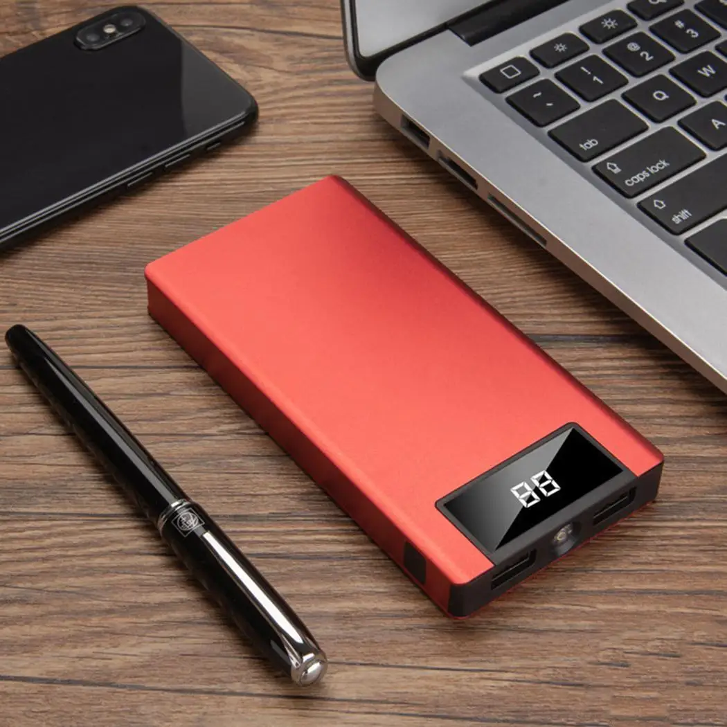30000mah Power Bank External Battery PoverBank 2 USB LED Powerbank Portable Mobile phone Charger
30000mah Power Bank External Battery PoverBank 2 USB LED Powerbank Portable Mobile phone Charger