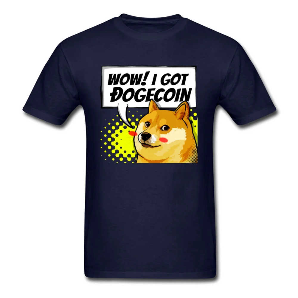 I Got Dogecoin Doge Meme_navy