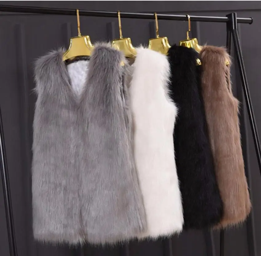 2019 Womens Newest Imitation Fox Fur Long Vests Casual Large Size Man-Made Faux Waistcoats Spring Autumn Winter Fur Vest K1106
2019 Womens Newest Imitation Fox Fur Long Vests Casual Large Size Man-Made Faux Waistcoats Spring Autumn Winter Fur Vest K1106