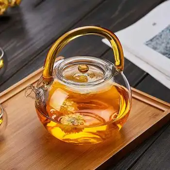 2018 850ml Glass teapot thickening glass high temperature cooking tea glass with filter flower teapot boiled teapot
2018 850ml Glass teapot thickening glass high temperature cooking tea glass with filter flower teapot boiled teapot