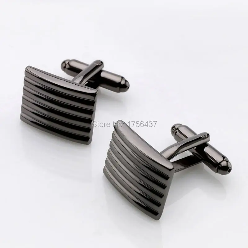 Hot Sale Black Square Arc Stripe Cufflinks For Mens Suit Clasp Lepton Brand Classic Business Men shirt cuffs Button cufflink
Hot Sale Black Square Arc Stripe Cufflinks For Mens Suit Clasp Lepton Brand Classic Business Men shirt cuffs Button cufflink