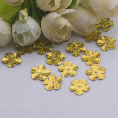 500pcs/lot Flower Sequins 14mm PVC Decoration Sewing DIY Wedding Craft Scrapbook For Clothing Laser Gold
500pcs/lot Flower Sequins 14mm PVC Decoration Sewing DIY Wedding Craft Scrapbook For Clothing Laser Gold