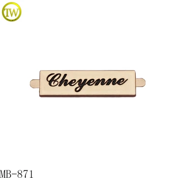 MB-871 Customized gold letter logo design stick on metal labels for clothing/swimwear/bag
MB-871 Customized gold letter logo design stick on metal labels for clothing/swimwear/bag