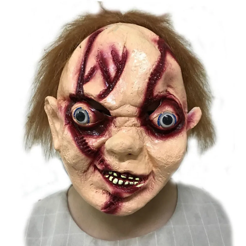 Halloween Horror scar Head Simulation Mask Headgear For the Party Toy Gift funny toy CC# dropship
Halloween Horror scar Head Simulation Mask Headgear For the Party Toy Gift funny toy CC# dropship