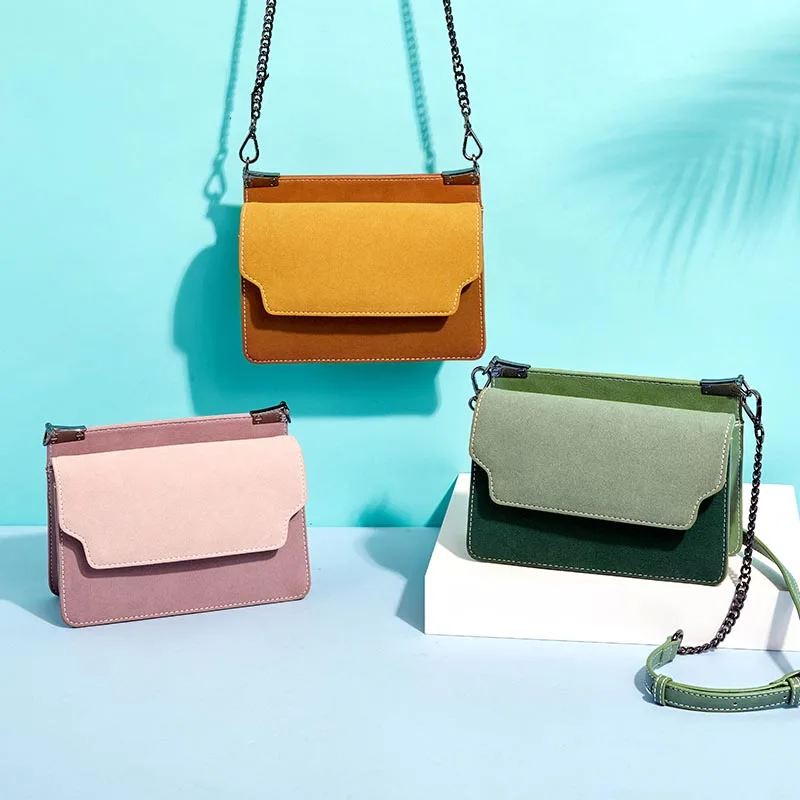 Fashion Women Flap PU Leather Panelled Color Cover Chain Casual Shoulder Bag for Birthday Gift Lady Crossbody Messenger Bags
Fashion Women Flap PU Leather Panelled Color Cover Chain Casual Shoulder Bag for Birthday Gift Lady Crossbody Messenger Bags