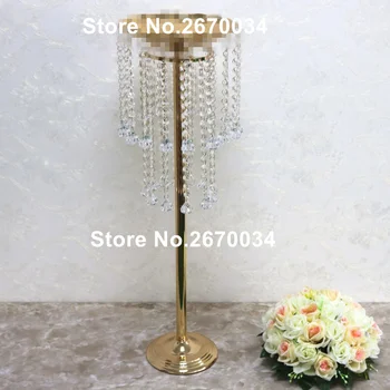 neWedding T Station Decorations Gold Table Centerpiece Flower Stand 5 Tiers Crystal Chandelier with beads strands Wedding sunm87
neWedding T Station Decorations Gold Table Centerpiece Flower Stand 5 Tiers Crystal Chandelier with beads strands Wedding sunm87