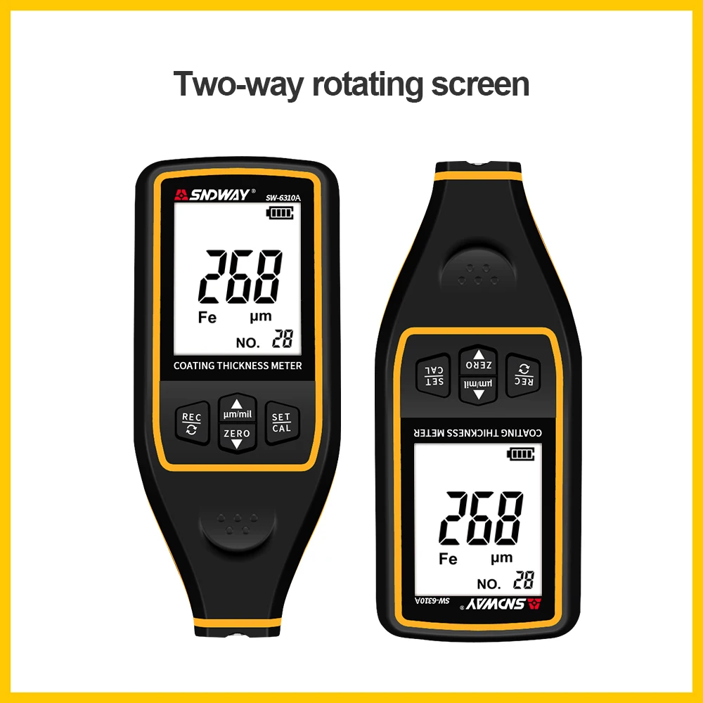 SNDWAY SW-6310A Digital Thickness Gauge Width Measuring Instruments Thickness Gauges Coating Paint Film Thickness Gauge Tester
SNDWAY SW-6310A Digital Thickness Gauge Width Measuring Instruments Thickness Gauges Coating Paint Film Thickness Gauge Tester