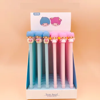 36pcs/lot creative cute cartoon baby doll 0.5mm gel pen boys girls Roller ball pens school supplies students promotion gift
36pcs/lot creative cute cartoon baby doll 0.5mm gel pen boys girls Roller ball pens school supplies students promotion gift