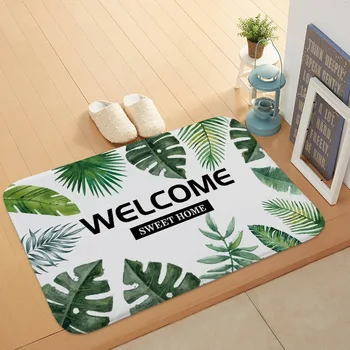 40*60cm Green Leaves Printed Door Mat 2018 Anti-slip Floor Carpet Coral Fleece Rugs & Carpets for Home Living Room Kitchen Rug
40*60cm Green Leaves Printed Door Mat 2018 Anti-slip Floor Carpet Coral Fleece Rugs & Carpets for Home Living Room Kitchen Rug