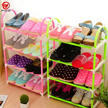 4-layer portable Plastic shoes rack Detachable Storage Shelf living room furniture 3 colors available shoe sgelf ZL301-1
4-layer portable Plastic shoes rack Detachable Storage Shelf living room furniture 3 colors available shoe sgelf ZL301-1