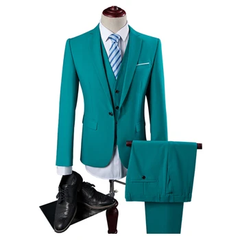 Formal Men Three-piece Set Business Wedding Men Suit Jacket with Vest and pant Asia size S - 5XL
Formal Men Three-piece Set Business Wedding Men Suit Jacket with Vest and pant Asia size S - 5XL