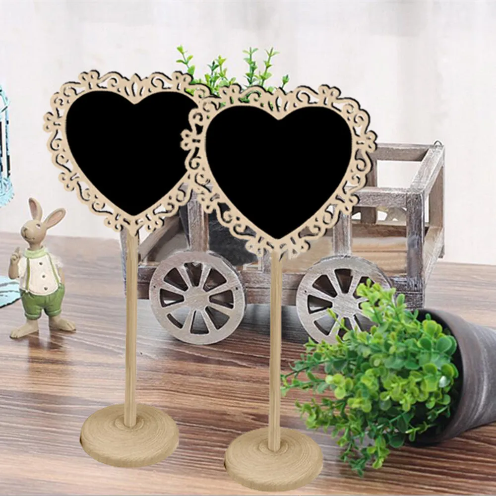 Creative Small Blackboard Wedding Celebration Home Decoration Crafts Ornaments Wooden Blackboard Decor Supplies Heart Shape L4
Creative Small Blackboard Wedding Celebration Home Decoration Crafts Ornaments Wooden Blackboard Decor Supplies Heart Shape L4