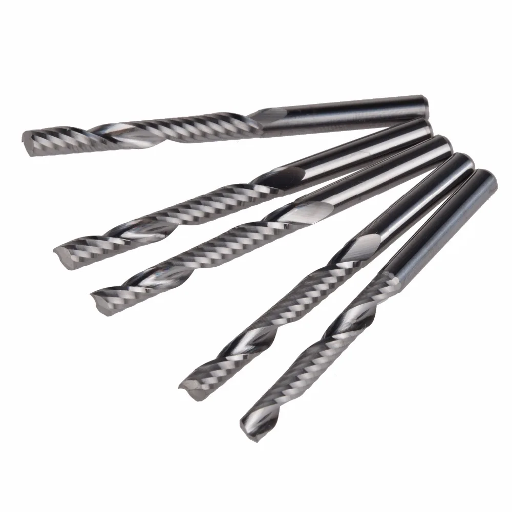 5pcs High Quality cnc bits single flute Spiral Router Carbide End Mill Cutter Tools 4mm x 32mm
5pcs High Quality cnc bits single flute Spiral Router Carbide End Mill Cutter Tools 4mm x 32mm