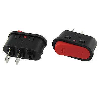 5pcs Red Button 2 Pin SPST ON/OFF Snap In Boat Rocker Switch AC 6A/250V 10A/125V KCD10-101
5pcs Red Button 2 Pin SPST ON/OFF Snap In Boat Rocker Switch AC 6A/250V 10A/125V KCD10-101