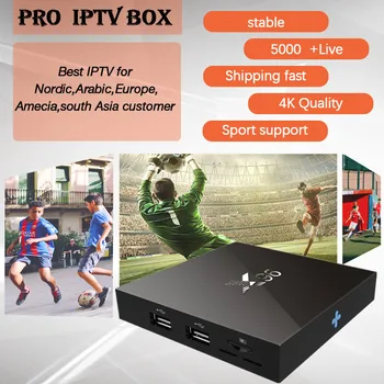 PRO IPTV X96 Android TV Box +1 Year Nordic Swedish Dutch IPTV Subscription 1G/8G 2G/16G Amlogic S905X WIFI 4K skype Smart IPTV
PRO IPTV X96 Android TV Box +1 Year Nordic Swedish Dutch IPTV Subscription 1G/8G 2G/16G Amlogic S905X WIFI 4K skype Smart IPTV