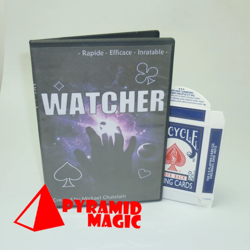 Watcher ( DVD and Gimmick) by Mickael Chatelain close up Street mentalism Classic card magic tricks
Watcher ( DVD and Gimmick) by Mickael Chatelain close up Street mentalism Classic card magic tricks