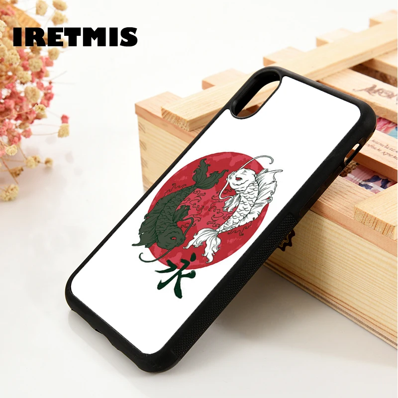 Iretmis 5 5S SE 6 6S phone case cover for iPhone 7 8 plus X Xs Max XR Yin and Yang Red Moon - Japanese Asian Koi Carp Fish
Iretmis 5 5S SE 6 6S phone case cover for iPhone 7 8 plus X Xs Max XR Yin and Yang Red Moon - Japanese Asian Koi Carp Fish