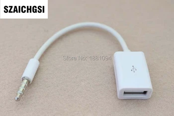SZAICHGSI wholesale 500pcs 3.5mm Male AUX Audio Jack Plug To USB 2.0 Female Converter Cable Cord Adapter For Car MP3 U Disk
SZAICHGSI wholesale 500pcs 3.5mm Male AUX Audio Jack Plug To USB 2.0 Female Converter Cable Cord Adapter For Car MP3 U Disk