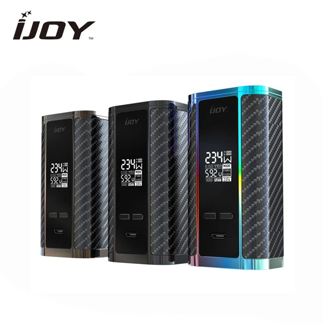 Electronic Cigarettes Mod Authentic iJoy Captain PD270 TC Box Mod 234W Dual 20700/18650 Batteries TC OLED Display Vaporizer
Electronic Cigarettes Mod Authentic iJoy Captain PD270 TC Box Mod 234W Dual 20700/18650 Batteries TC OLED Display Vaporizer