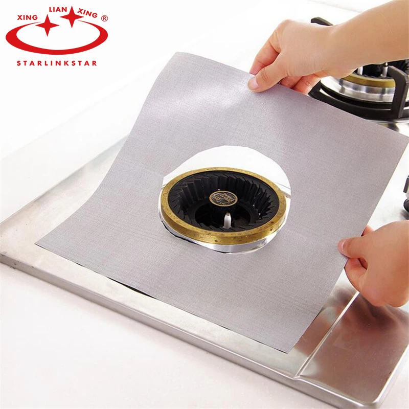 4 PC / Lot Reusable Gas Stove Protection Pad Glass Fiber Non-Stick Protection Mat Easy Clean Washable Gas Stove Cleaning Pad
4 PC / Lot Reusable Gas Stove Protection Pad Glass Fiber Non-Stick Protection Mat Easy Clean Washable Gas Stove Cleaning Pad