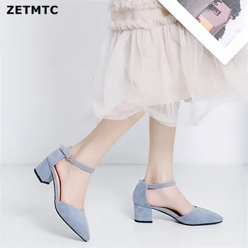 Pumps Women Shoes Sandal High Quality Flock Slip-On Shallow Wedding Party Fashion Toe Lady Girl High Heels Pump2019
Pumps Women Shoes Sandal High Quality Flock Slip-On Shallow Wedding Party Fashion Toe Lady Girl High Heels Pump2019