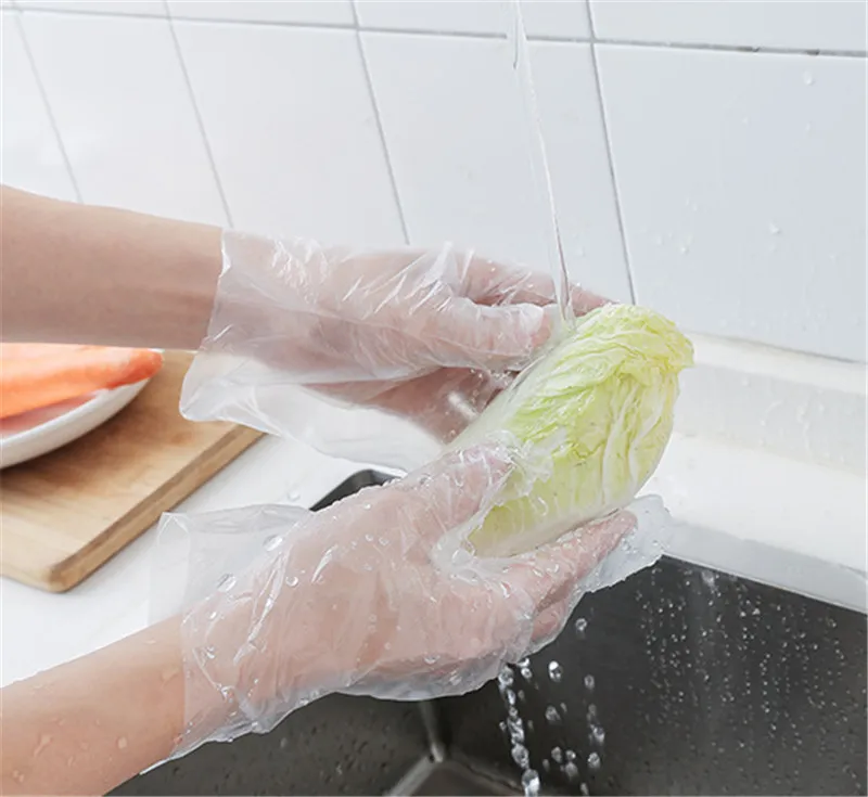 100pcs Eco-friendly Plastic Disposable Gloves Restaurant Home Service Catering Hygiene For Home Kitchen Food Processing
100pcs Eco-friendly Plastic Disposable Gloves Restaurant Home Service Catering Hygiene For Home Kitchen Food Processing