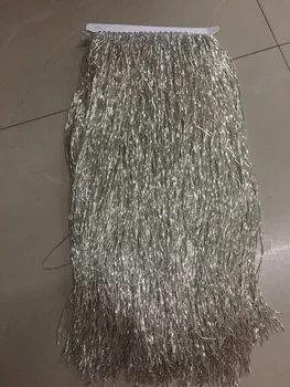 lace stock 5yard/bag YM354# 50cm silver and gold Tassels for sawing dress fringe trim alibaba express 
lace stock 5yard/bag YM354# 50cm silver and gold Tassels for sawing dress fringe trim alibaba express