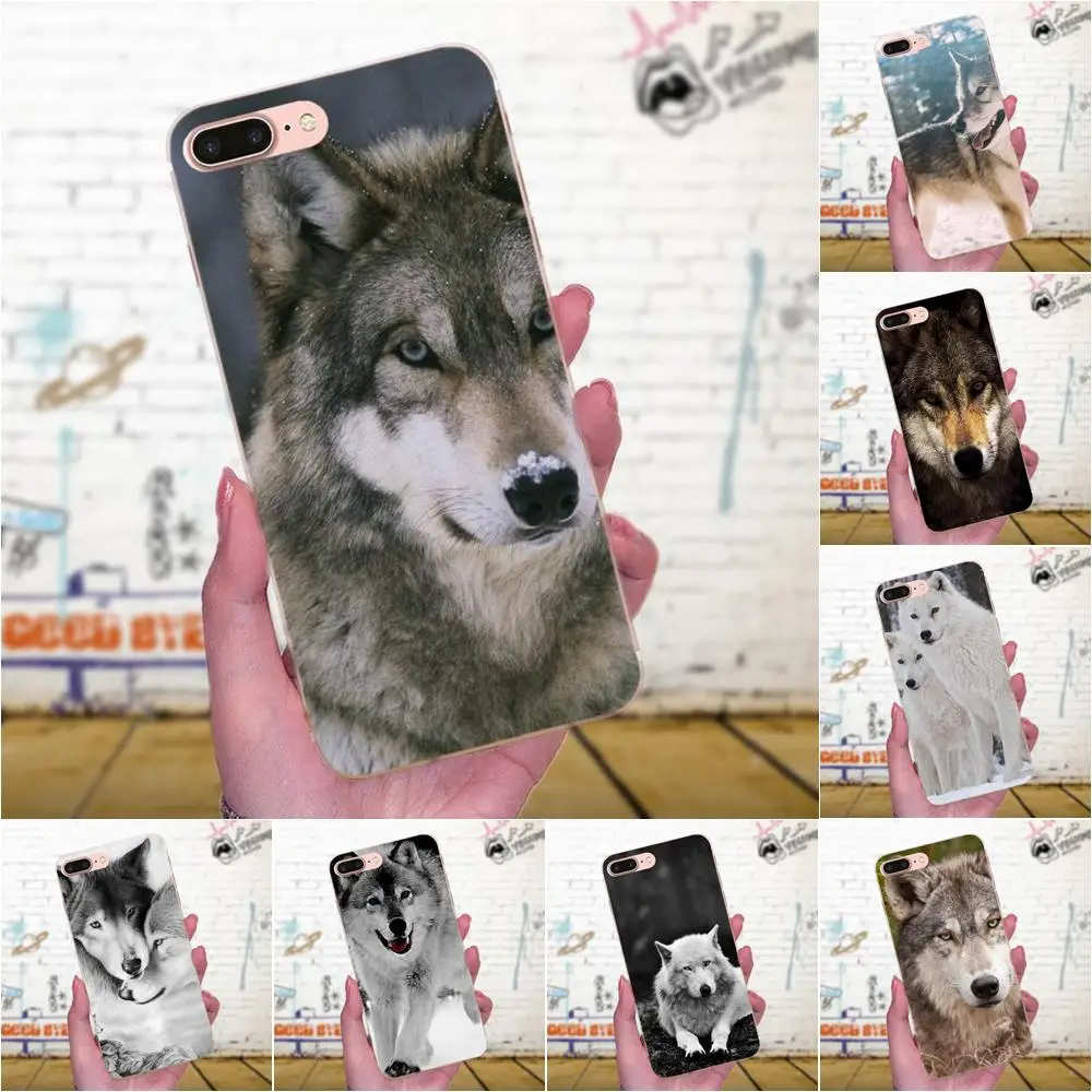 Ультратонкий Wolf On Snow идеально подходит для Galaxy A3 A5 A7 On5 On7 2015 2016 2017 Grand Alpha G850 Core2 Prime S2