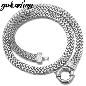 GOKADIMA new arrival Men Chain Necklace Special Lock Stainless Steel Snake Necklace Women Jewellery WN458
GOKADIMA new arrival Men Chain Necklace Special Lock Stainless Steel Snake Necklace Women Jewellery WN458