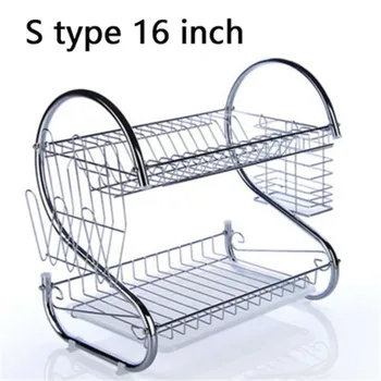 Stainless Steel Sink drain Rack Kitchen Shelf Dish Cutlery Drying Drainer Storage Holder 2 Layers Kitchen Shelf Kitchen Supplies
Stainless Steel Sink drain Rack Kitchen Shelf Dish Cutlery Drying Drainer Storage Holder 2 Layers Kitchen Shelf Kitchen Supplies