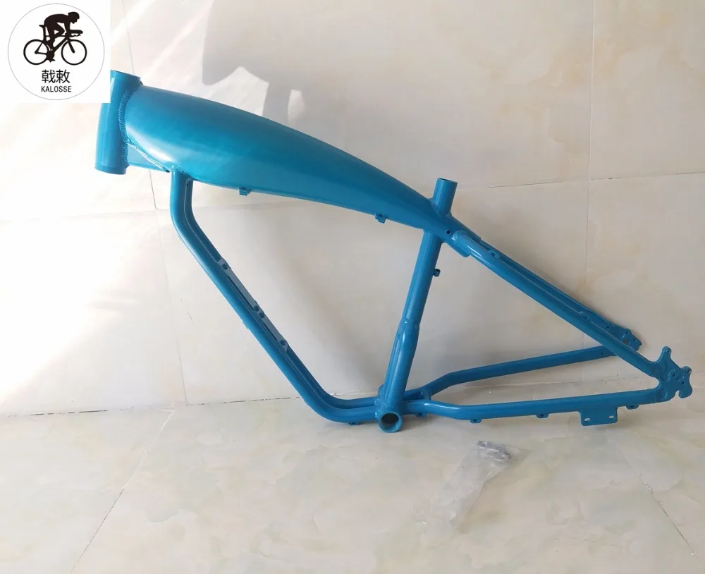 Kalosse 190mm rear width 120mm 6061 alloy frame 26*4.8 tires Electric Snow bicycle frame Beach Fat bike frame
Kalosse 190mm rear width 120mm 6061 alloy frame 26*4.8 tires Electric Snow bicycle frame Beach Fat bike frame