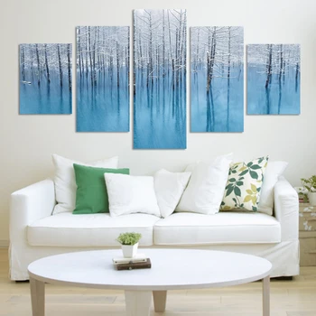 5 Pieces Abstract Hot Sell Winter Snow Scenery Modern Wall Painting Landscape Home Decorative Art Picture Paint on Canvas Prints
5 Pieces Abstract Hot Sell Winter Snow Scenery Modern Wall Painting Landscape Home Decorative Art Picture Paint on Canvas Prints