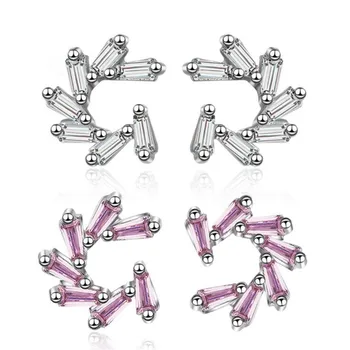 Creative 925 Sterling Silver Jewelry Temperament Windmill Full Of crystal Flowers Flash Personality Women Stud Earrings SE654
Creative 925 Sterling Silver Jewelry Temperament Windmill Full Of crystal Flowers Flash Personality Women Stud Earrings SE654