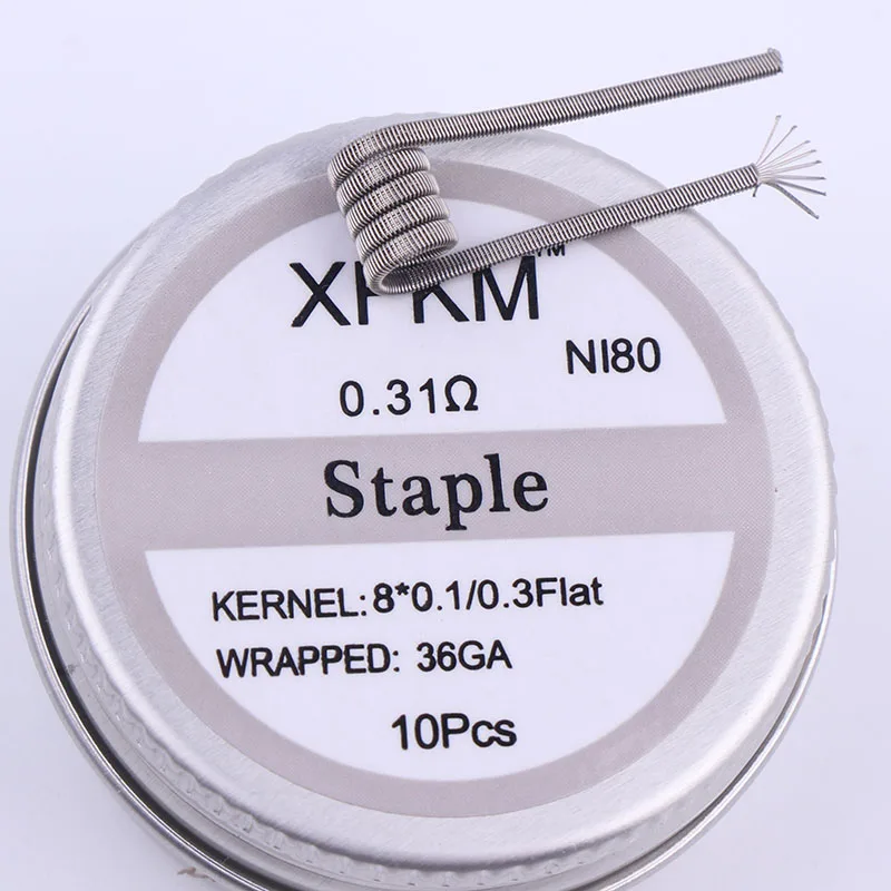 NI80 High Density Clapton Prebuilt Coils Premade for Electronic Cigarette RDA RTA RBA Atomizer Heating Wire
NI80 High Density Clapton Prebuilt Coils Premade for Electronic Cigarette RDA RTA RBA Atomizer Heating Wire