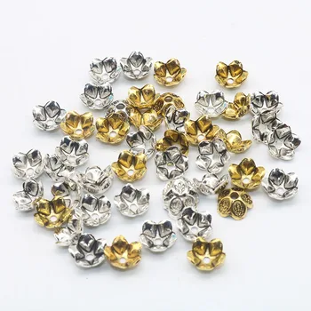 9mm 100pcs/lot Zinc Alloy Metal Bead Caps Tibetan Silver Plated Five Petals Flower Beads End Caps Charms For Jewelry Findings
9mm 100pcs/lot Zinc Alloy Metal Bead Caps Tibetan Silver Plated Five Petals Flower Beads End Caps Charms For Jewelry Findings