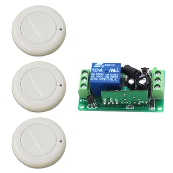 New DC 9V 12V 24V 1 CH 1CH 1CH RF Wireless Remote Control Switch System,315/433 MHZ 3* Transmitter +1* Receiver Hot Sales
New DC 9V 12V 24V 1 CH 1CH 1CH RF Wireless Remote Control Switch System,315/433 MHZ 3* Transmitter +1* Receiver Hot Sales