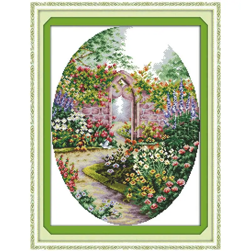Garden (2) Patterns Counted Cross Stitch 11CT 14CT Cross Stitch Set Wholesale flower Cross-stitch Kit Embroidery Needlework
Garden (2) Patterns Counted Cross Stitch 11CT 14CT Cross Stitch Set Wholesale flower Cross-stitch Kit Embroidery Needlework