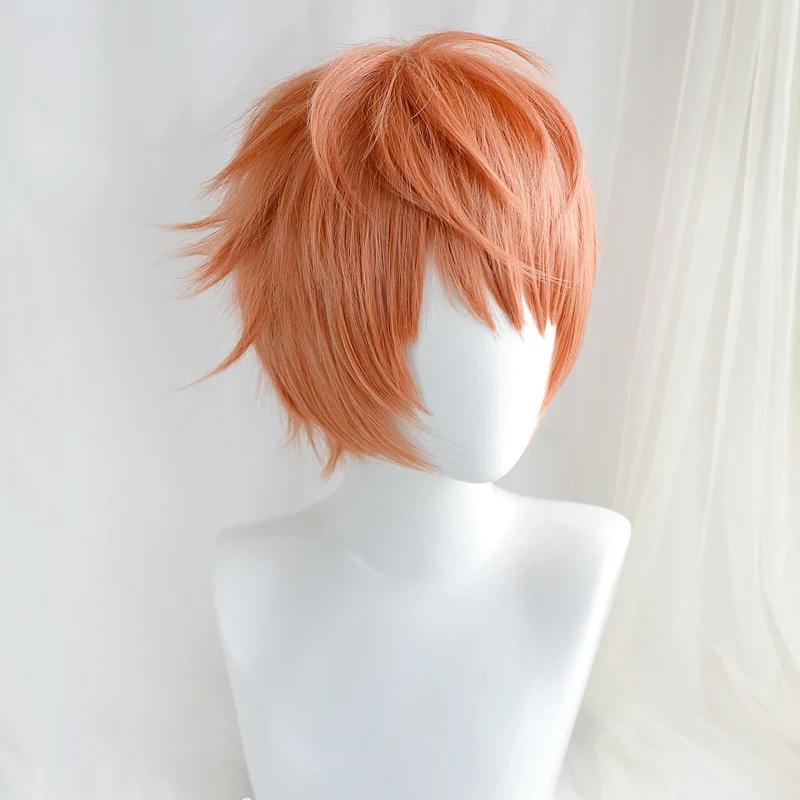 Paxbara Division Rap Battle Hypnosis Mic Orange Wig Cosplay Wigs Short Fluffy Layered Anime & Cap 9 Paxbara Division Rap Battle Hypnosis Mic Orange Wig Cosplay Wigs Short Fluffy Layered Anime & Cap -Zentai shop online