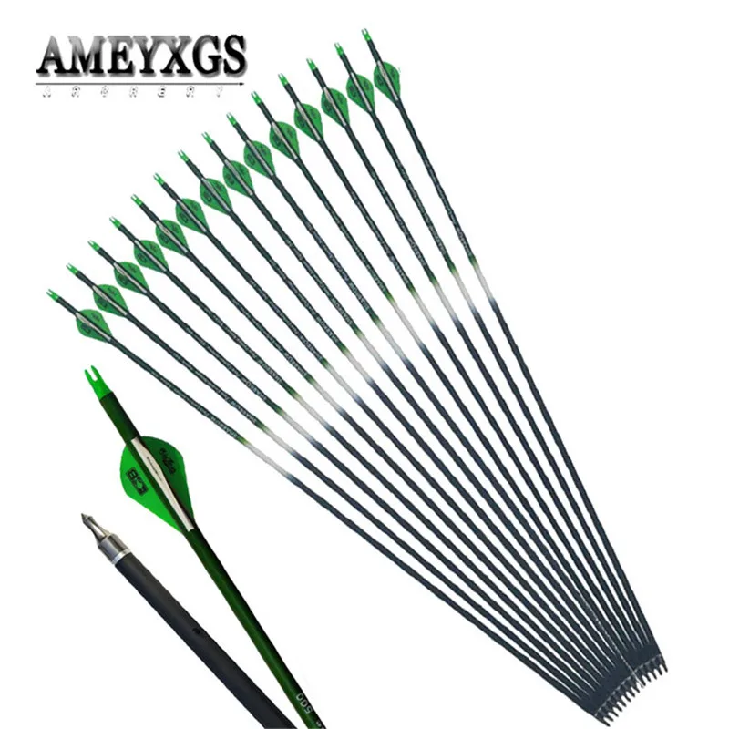 15pcs Spine 500 Carbon Arrow Hunting Bow Beginner Shooting Training Composite Carbon Arrow Shaft For Archery Accessories
15pcs Spine 500 Carbon Arrow Hunting Bow Beginner Shooting Training Composite Carbon Arrow Shaft For Archery Accessories