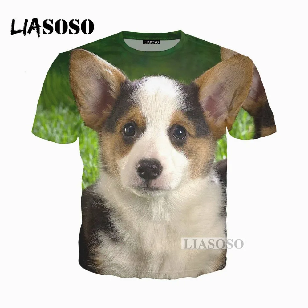 LIASOSO 2018 3D Print Women Men Cute Welsh Corgi Pembroke dog baby Puppy Tshirt Summer T-shirt HipHop Pullover Short SleeveX0128
LIASOSO 2018 3D Print Women Men Cute Welsh Corgi Pembroke dog baby Puppy Tshirt Summer T-shirt HipHop Pullover Short SleeveX0128