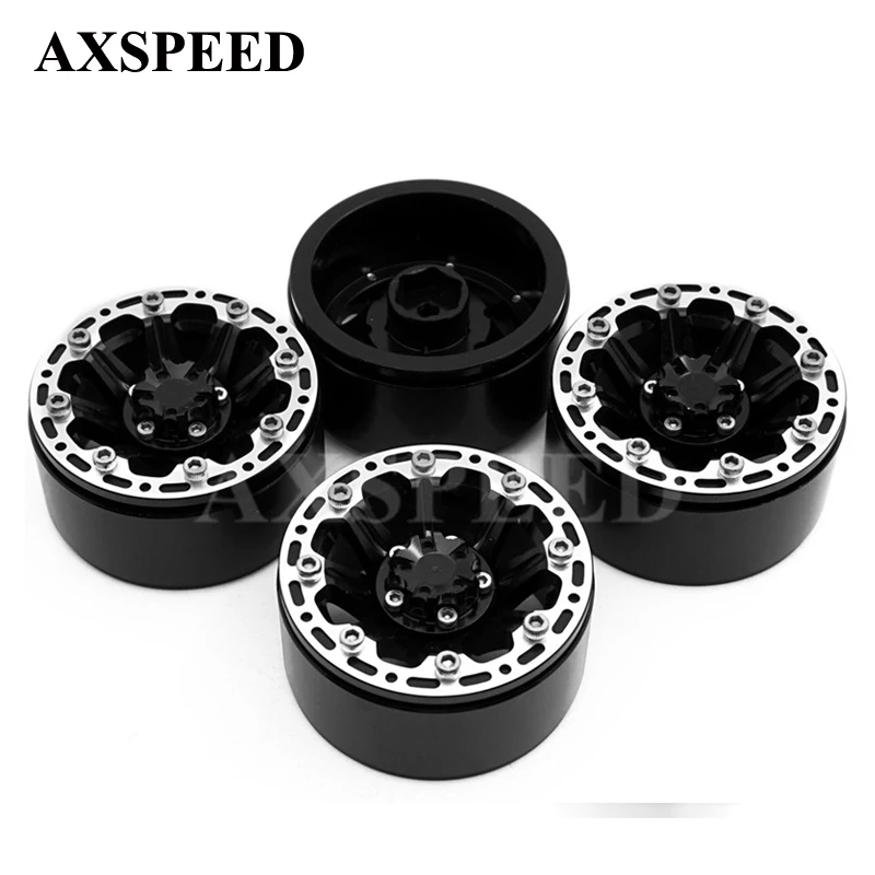 4 Pcs/lot Cool Black Alloy 1/10 RC Crawler Car Wheels 1.9 Beadlock Wheel Rims Hub for RC 1:10 SCX10 D90 90034 90035 Aluminum Rim
4 Pcs/lot Cool Black Alloy 1/10 RC Crawler Car Wheels 1.9 Beadlock Wheel Rims Hub for RC 1:10 SCX10 D90 90034 90035 Aluminum Rim