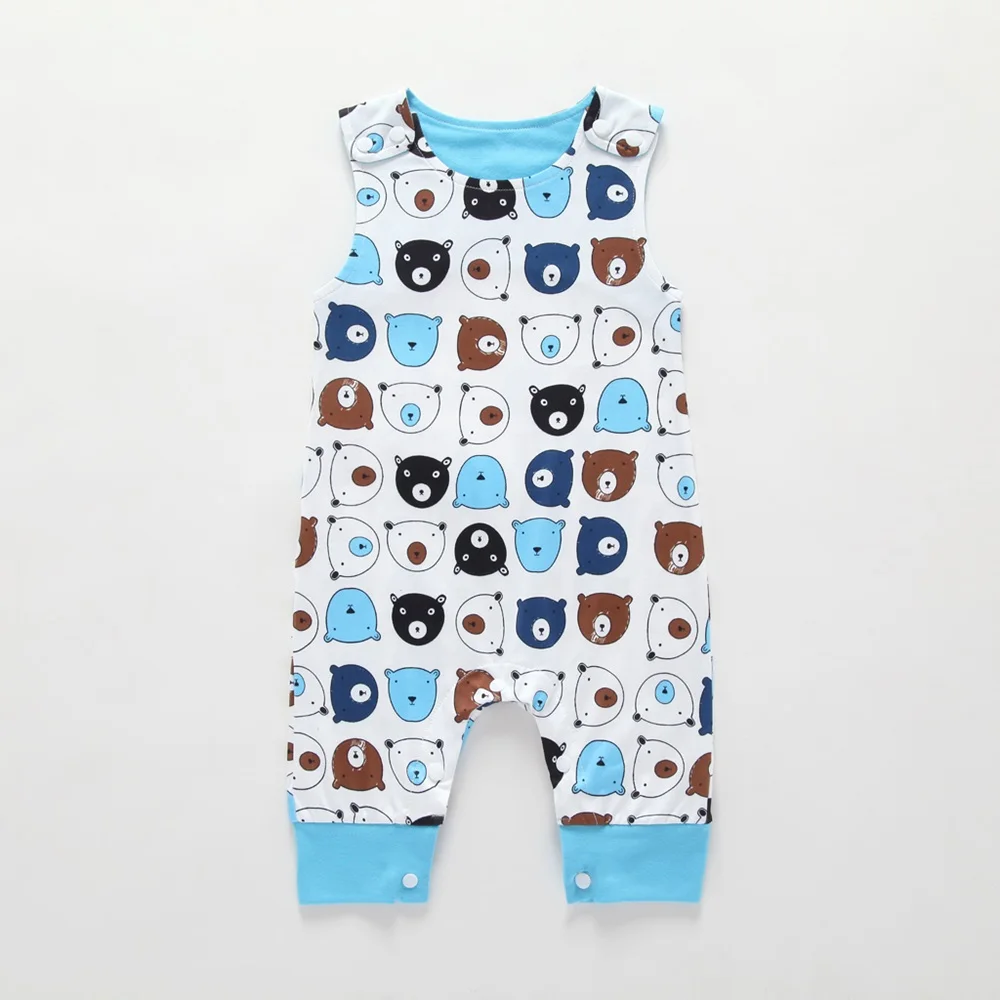 2019 Newest Bebe Boy Outfits Clothes Newborn Baby Kids Girl Rompers Toddler Bear Printed Sleeveless Cotton Jumpsuit Playsuit
2019 Newest Bebe Boy Outfits Clothes Newborn Baby Kids Girl Rompers Toddler Bear Printed Sleeveless Cotton Jumpsuit Playsuit