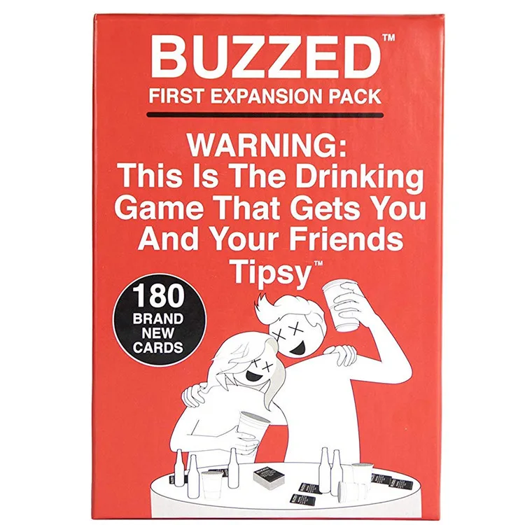 Buzzed - This Is The Drinking Game That Gets You and Your Friends Tipsy! Tipsy Buzzed Expansion Pack #1
Buzzed - This Is The Drinking Game That Gets You and Your Friends Tipsy! Tipsy Buzzed Expansion Pack #1