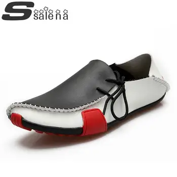 Men Leather Shoes Men Boat Shoes 2020 Spring Autumn Flat Casual Shoes Fashion Male Flats Hot Sale A288
Men Leather Shoes Men Boat Shoes 2020 Spring Autumn Flat Casual Shoes Fashion Male Flats Hot Sale A288