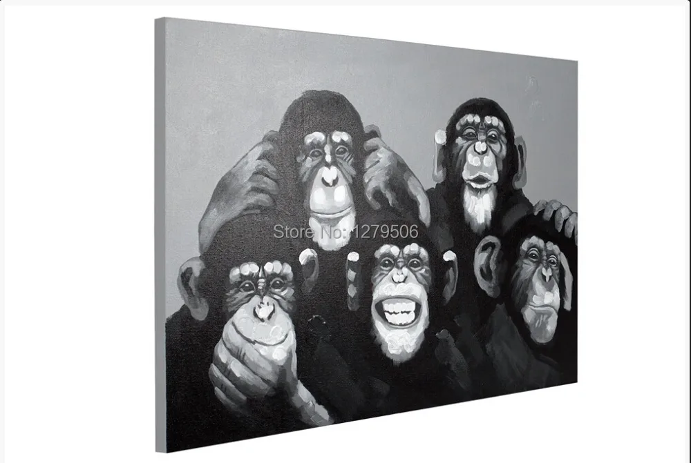 Handmade Modern Lovely Animal Picture Gorilla Familly Abstract Decorative Oil Painting On Canvas Wall Art For Living Room Decor
Handmade Modern Lovely Animal Picture Gorilla Familly Abstract Decorative Oil Painting On Canvas Wall Art For Living Room Decor