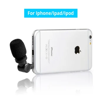 Saramonic i-Mic Professional mini portable TRRS Condensor smartphone Microphone for iPhone iPad iPod Touch Interview
Saramonic i-Mic Professional mini portable TRRS Condensor smartphone Microphone for iPhone iPad iPod Touch Interview
