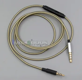 1.2m 3.5mm To 2.5mm Headphone Silver Plated Mic Remote Cable For QC15 QC25 OE2 OE2i AE2 AE2i AE2w
1.2m 3.5mm To 2.5mm Headphone Silver Plated Mic Remote Cable For QC15 QC25 OE2 OE2i AE2 AE2i AE2w