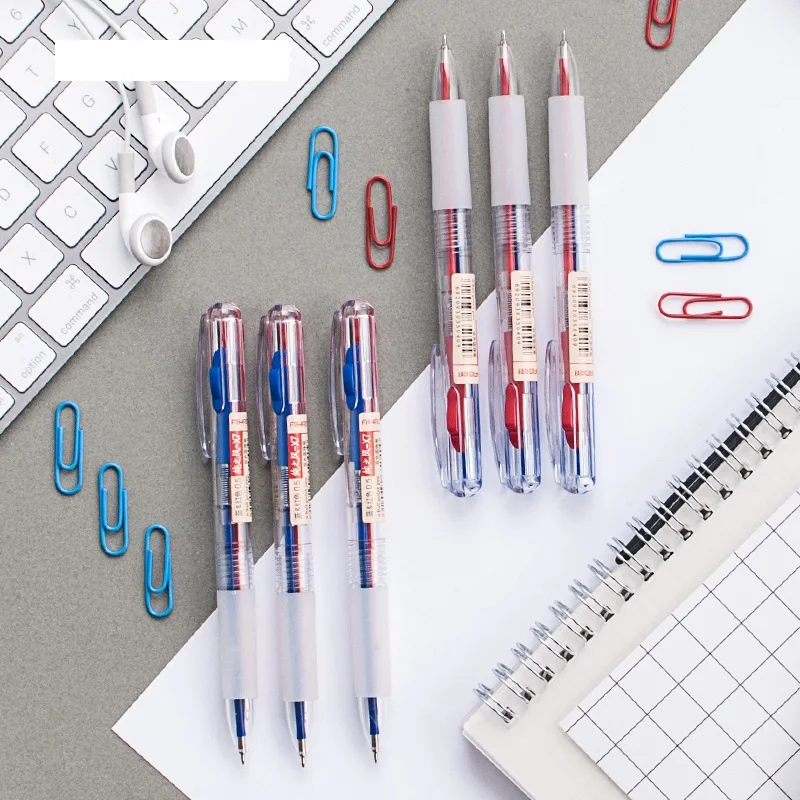 6 pcs Twin color pen Blue red refill 0.5mm ballpoint pens Stationery Office accessories School supplies canetas criativa F752
6 pcs Twin color pen Blue red refill 0.5mm ballpoint pens Stationery Office accessories School supplies canetas criativa F752