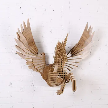 Europe Style FLYING UNICORN Wood Wall Art Sculpture 3D Puzzle Animal Wall Hanging for Wall/Bar/Club WDM021M
Europe Style FLYING UNICORN Wood Wall Art Sculpture 3D Puzzle Animal Wall Hanging for Wall/Bar/Club WDM021M