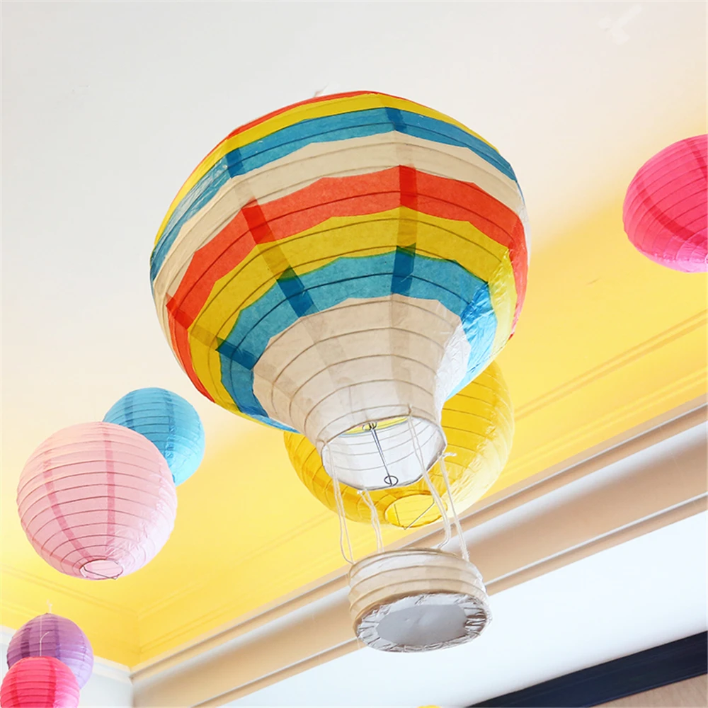 2019 new 40cm/16" stripe Foldable Rainbow Hot Air Balloon Paper Lantern With Basket Party Decor
2019 new 40cm/16" stripe Foldable Rainbow Hot Air Balloon Paper Lantern With Basket Party Decor